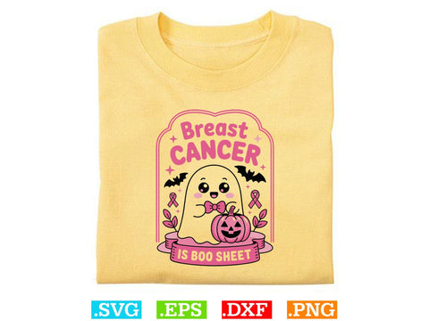 Breast Cancer Is Boo Sheet Svg, Breast Cancer Awareness Svg, Fight Breast Cancer Warrior, Breast Cancer Clip Ar SVG Creativeart88 