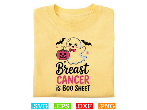 Breast Cancer Is Boo Sheet Svg, Breast Cancer Awareness Svg, Fight Breast Cancer Warrior, Breast Cancer Clip Art SVG Creativeart88 