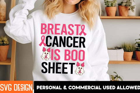 Breast Cancer is boo Sheet SVG Cut File,Breast Cancer is boo Sheet Sublimation PNG,Breast Cancer SVG Bundle,Awareness Month SVG bundle,Breast Cancer Sublimation PNG SVG BlackCatsMedia 