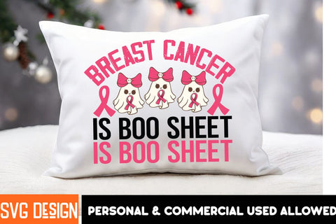 Breast Cancer is boo Sheet SVG Cut File,Breast Cancer is boo Sheet Sublimation PNG,Breast Cancer SVG Bundle,Awareness Month SVG bundle,Breast Cancer Sublimation PNG SVG BlackCatsMedia 