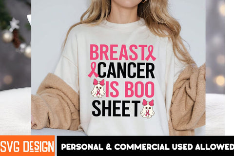 Breast Cancer is boo Sheet SVG Cut File,Breast Cancer is boo Sheet Sublimation PNG,Breast Cancer SVG Bundle,Awareness Month SVG bundle,Breast Cancer Sublimation PNG SVG BlackCatsMedia 