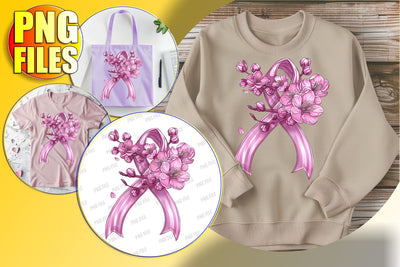 Breast Cancer PNG Clipart Design Sublimation afrosvg 