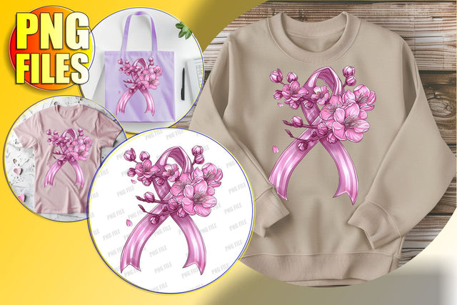 Breast Cancer PNG Clipart Design Sublimation afrosvg 