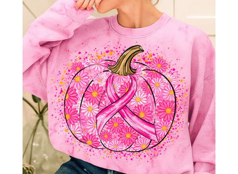 Breast Cancer Pumpkin Png, Breast Cancer Png, Pumpkin Splatter Png, Breast Cancer Awareness Png, Pumpkin Faux Glitter Png, Pink ribbon Png Sublimation BB Type Studios 
