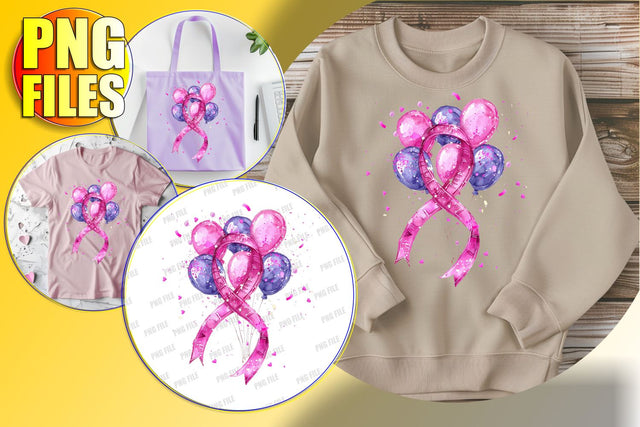 Breast Cancer Ribbon PNG Art Sublimation afrosvg 