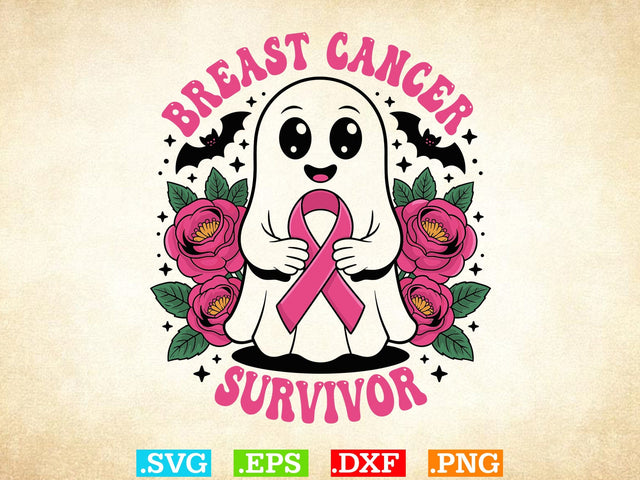 Breast Cancer Survivor Svg, Breast Cancer Awareness Svg, Fight Breast Cancer Warrior, Breast Cancer Clip Art SVG Creativeart88 