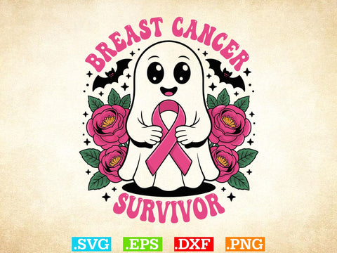 Breast Cancer Survivor Svg, Breast Cancer Awareness Svg, Fight Breast Cancer Warrior, Breast Cancer Clip Art SVG Creativeart88 