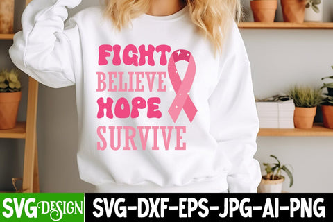 Breast Cancer SVG Bundle|Awareness Month SVG Bundle | Breast Cancer SVG Mega Bundle,Breast Cancer T-Shirt Design,We Wear Pink Shirt Design ,Awareness Month SVG Bundle Quotes SVG BlackCatsMedia 