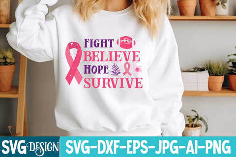 Breast Cancer SVG Bundle,Breast Cancer Bundle,Awareness SVG Cut File, Breast Cancer SVG Bundle, Awareness Sublimation PNG,In October we wear Pink Svg Bundle SVG BlackCatsMedia 