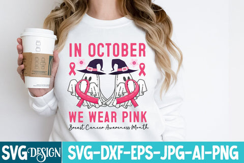 Breast Cancer Svg Bundle,In October we Wear Pink Bundle,Mental health Svg bundle,Breast Cancer Awareness Svg bundle,Halloween pink Ghost Svg Bundle,Breast Cancer t-Shirt Design Bundle SVG BlackCatsMedia 
