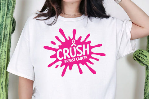 Breast Cancer Svg Element Vector Bundle , Cancer Survivor, Fight Cancer Quote Svg SVG DesignDestine 