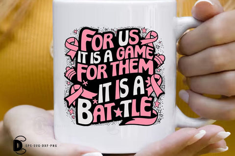 Breast Cancer SVG PNG, Breast Cancer Quote T-shirt Design SVG FiveStarCrafting 