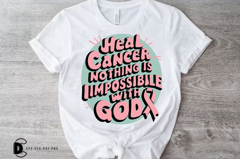 Breast Cancer SVG PNG Bundle Breast Cancer Quote T-shirt Design SVG FiveStarCrafting 