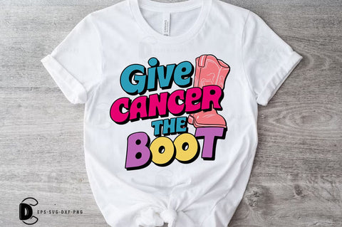 Breast Cancer SVG PNG Bundle Breast Cancer Quote T-shirt Design SVG FiveStarCrafting 