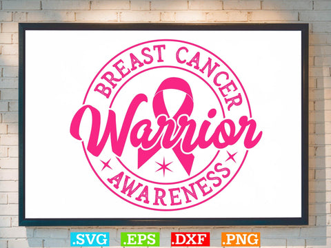 Breast Cancer Warrior Awareness Shirt, Back The Pink Svg, Breast Cancer Png SVG Creativeart88 