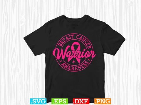 Breast Cancer Warrior Awareness Shirt, Back The Pink Svg, Breast Cancer Png SVG Creativeart88 