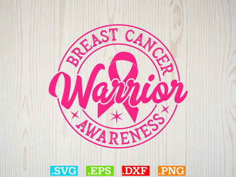 Breast Cancer Warrior Awareness Shirt, Back The Pink Svg, Breast Cancer Png SVG Creativeart88 