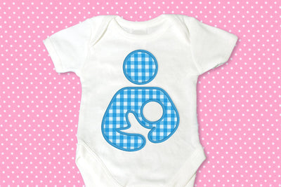 Breastfeeding Icon Applique Embroidery Embroidery/Applique DESIGNS Designed by Geeks 