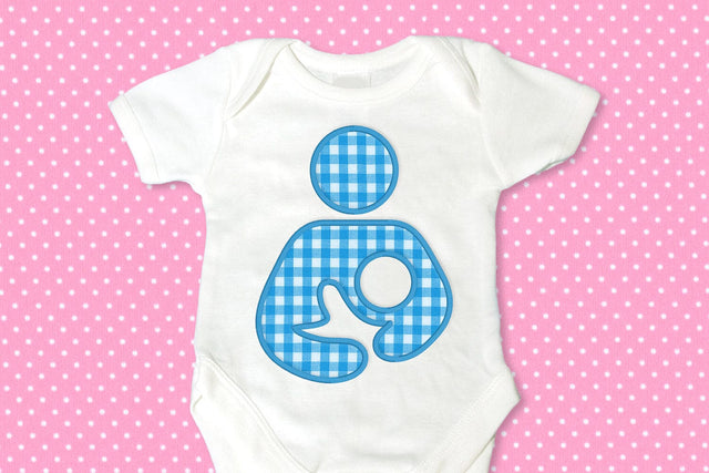 Breastfeeding Icon Applique Embroidery Embroidery/Applique DESIGNS Designed by Geeks 