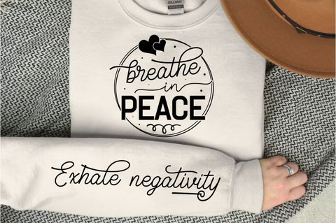 Breathe In Peace Sleeve SVG Design SVG Regulrcrative 