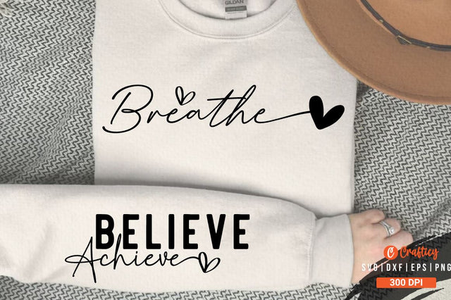 Breathe SVG Sleeve Design SVG Designangry 