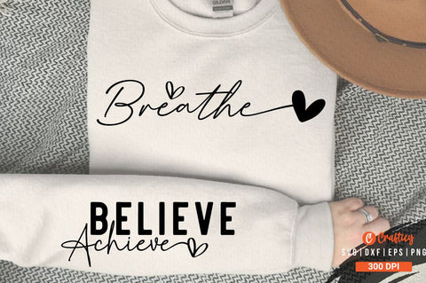 Breathe SVG Sleeve Design SVG Designangry 