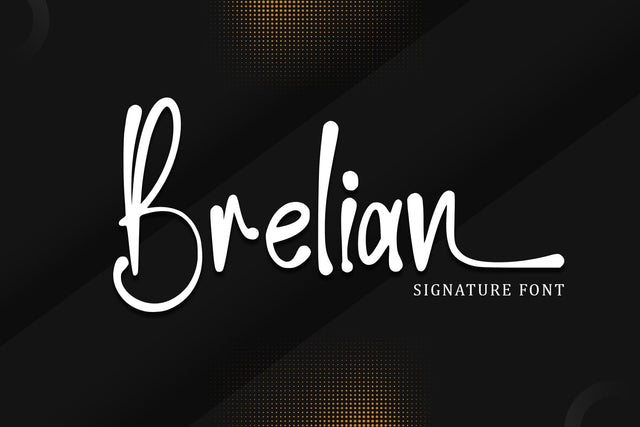 Brelian - Handwritten Font Font Sakha Design Studio 