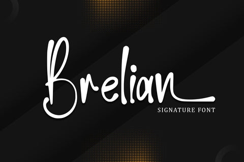 Brelian - Handwritten Font Font Sakha Design Studio 