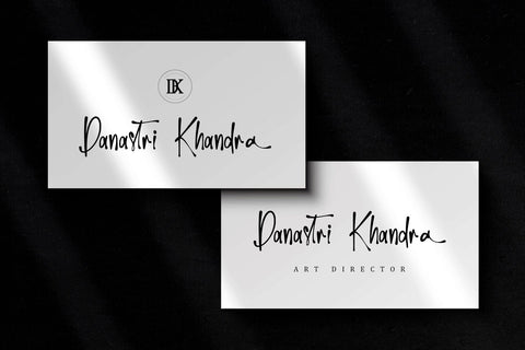 Brelian - Handwritten Font Font Sakha Design Studio 