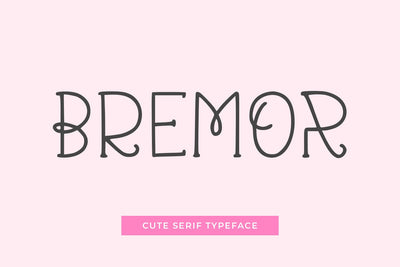 Bremor Font Abo Daniel Studio 