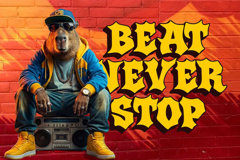 Brick Howl | 3D Wild Graffiti Style with Shadow Power Font Mozzatype 