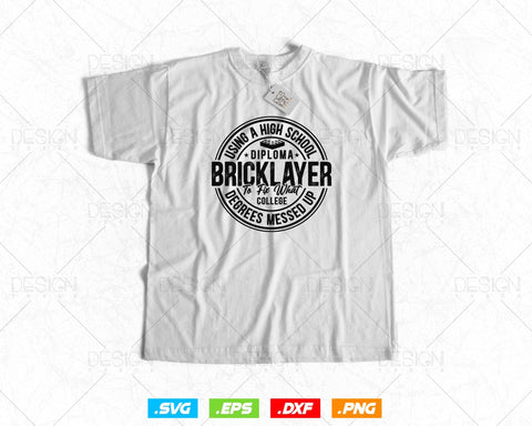 Bricklayer Master Builder Construction Crew Building Blocks Svg Png, Mason life, SVG Files for Cricut Silhouette, Clipart, Instant download SVG DesignDestine 