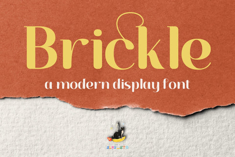 Brickle - Display Font Font studioalmeera 