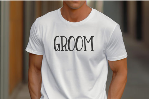 Bridal Party Groom Names SVG PNG DXF EPS Cut File - Cricut & Silhouette Design SVG So Fontsy VIP Design Shop 