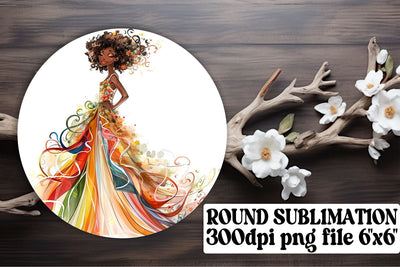 Bride and Groom Circle Keychain Set Sublimation afrosvg 