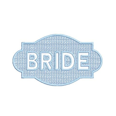 Bride Embossed Embroidery Design Embroidery/Applique DESIGNS Creatively Embroidery 