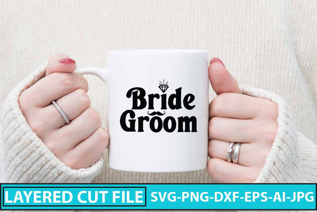 Bride Groom SVG Design SVG Syaman 