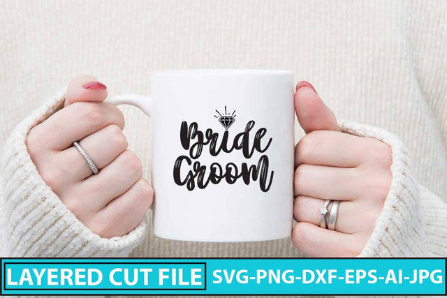 Bride Groom SVG Design SVG Syaman 