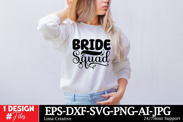 Bride Squad SVG Cut File SVG Insomnia Std 