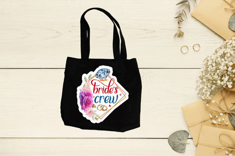 Brides crew Sticker Design Sublimation Regulrcrative 