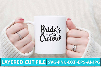 Bride's Crew SVG Cut File SVG Syaman 