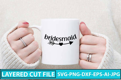 bridesmaid SVG Cut File SVG Syaman 