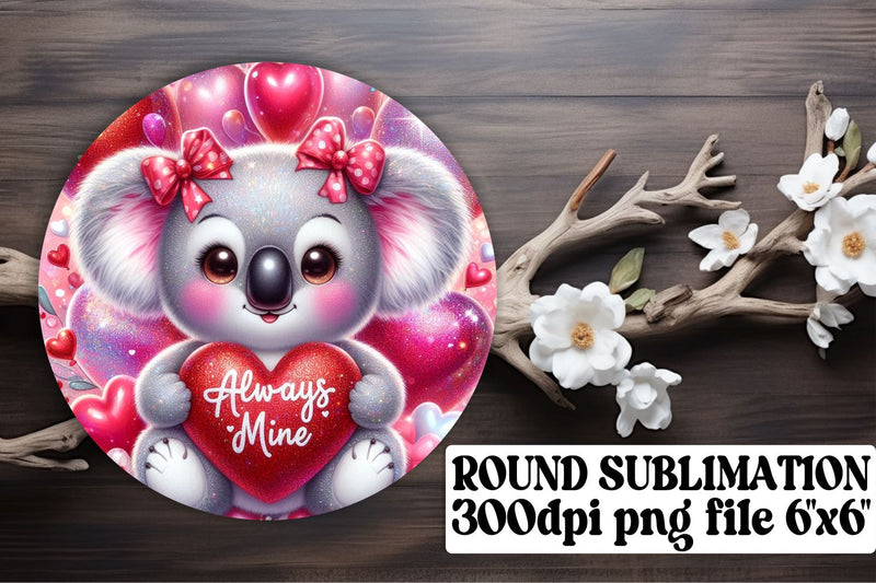 Bright circle designs for keychains, perfect for sublimation! , Valentines Sublimation afrosvg 