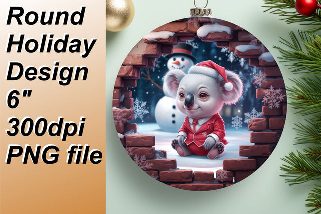 Bright circle templates for delightful keychains, unleash your imagination., Xmas Sublimation HoodArtCraft 