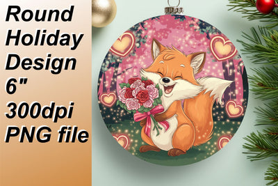 Bright circle templates for memorable keychains, unleash your creativity., Valentines Sublimation HoodArtCraft 