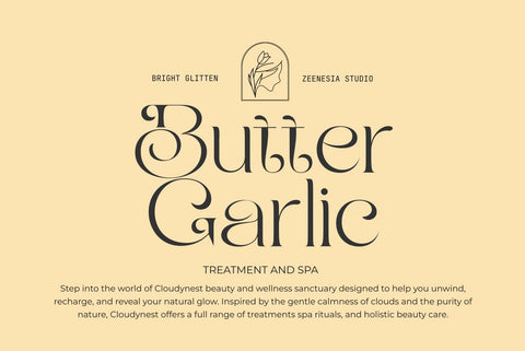 Bright Glitten Font Zeenesia Std 