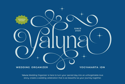 Bright Glitten Font Zeenesia Std 