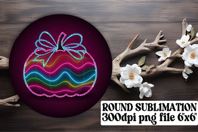 Bright keychain designs, ready for circle sublimation! , Neon Fall Sublimation afrosvg 