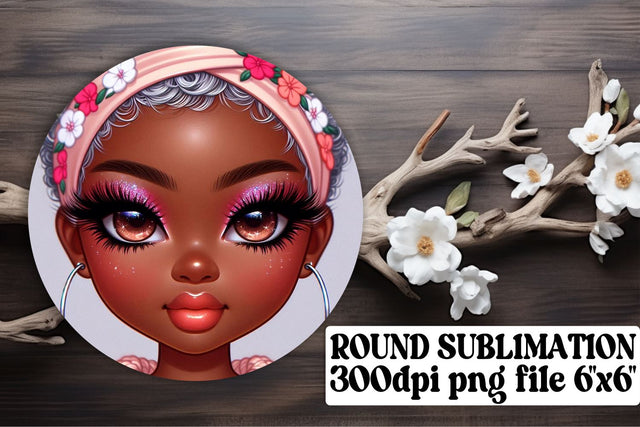 Bright keychain PNG files, designed for sublimation projects! , Love Girl Sublimation afrosvg 