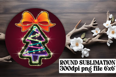 Bright keychain PNG files, designed for sublimation projects! , Neon Xmas Sublimation afrosvg 